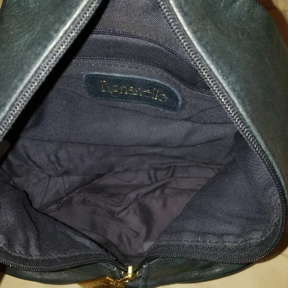 Tignanello Sling Leather Bag Dark Navy - Picture 8 of 8